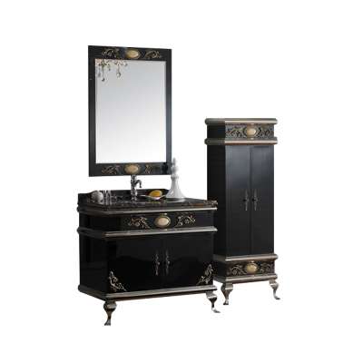 Luxury French Hotel Furniture Sets Antique Bathroom Vanity Cabinets