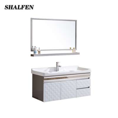 Stainless steel bathroom cabinet