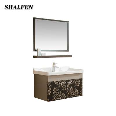 China manufacturer Wash Basin Bathroom Cabinet With Mirror